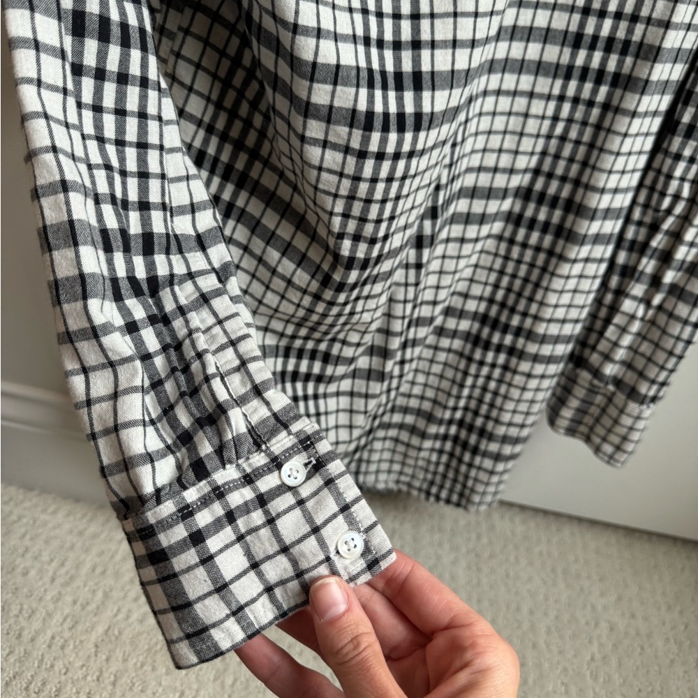 Mountain Khaki’s Black & White Checkered Women’s M Flannel - Picture 7 of 7